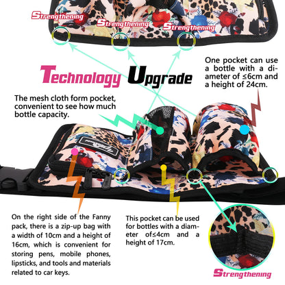 YOURUIMEI Massage Bottle Bag - Massage Oil Bag & Therapist Holster (3kdbaowen)
