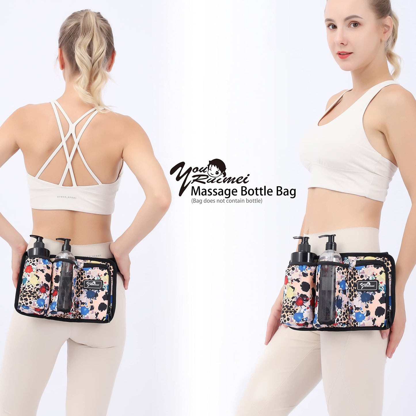YOURUIMEI Massage Bottle Bag - Massage Oil Bag & Therapist Holster (3kdbaowen)
