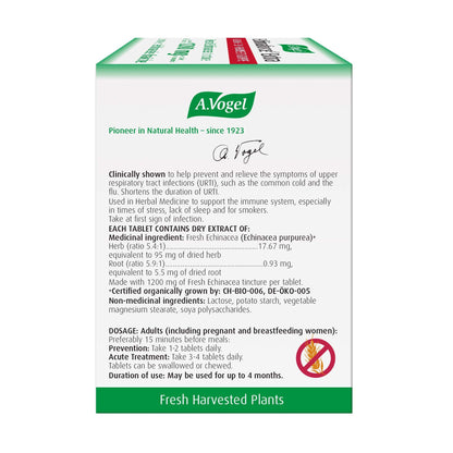 A.Vogel Echinaforce Extra Strength Echinacea Tablets 30 Ct – Immune Support