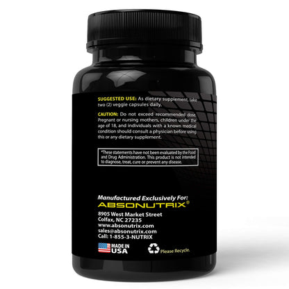 Absonutrix Fucoidan – Pure Brown Seaweed Extract (Laminaria Japonica) 120 Capsules