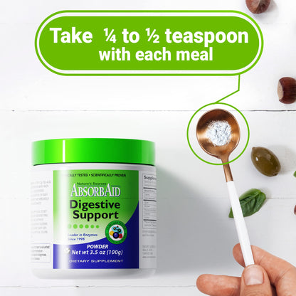 AbsorbAid Digestive Enzymes 100g | Proven to Increase Nutrient Absorption by up to 71%
