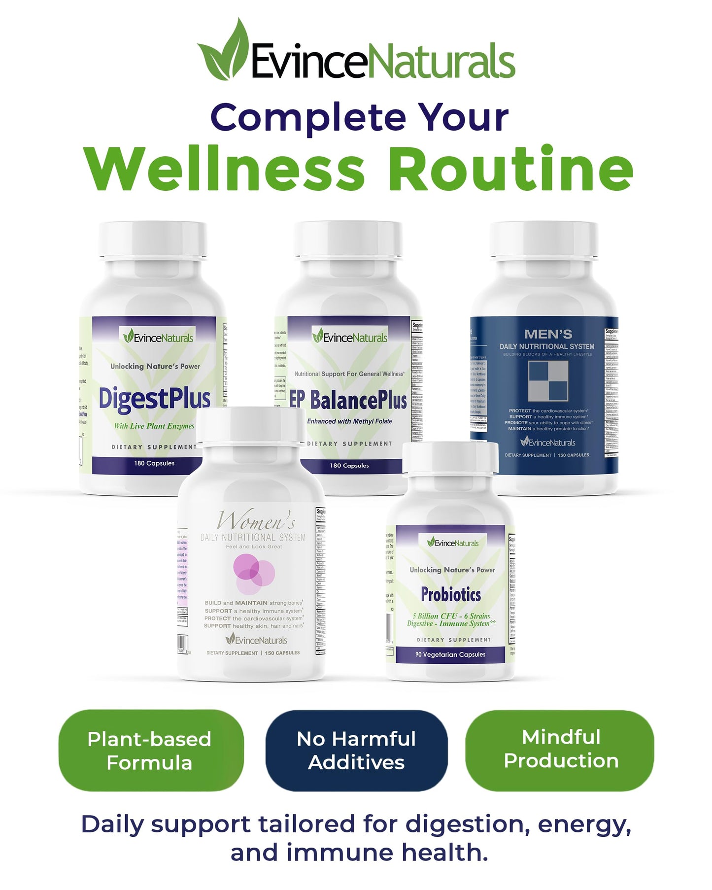 Probiotic & Prebiotic Supplement – 5 Billion CFU, 6 Strains | Digestive & Immunity Support