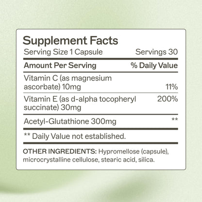 Amy Myers MD Glutathione Supplement | Healthy Cellular Absorption, Detox & Immune Support | Gluten-Free & Non-Dairy | 30 Capsules