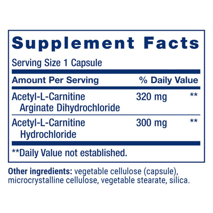 Life Extension Acetyl-L-Carnitine Arginate – Brain & Nerve Health, 90 Capsules