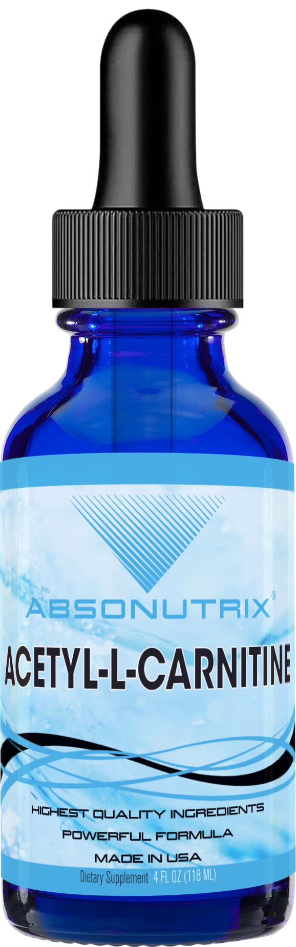 Absonutrix Acetyl L-Carnitine Liquid Drops – 593mg, 200 Servings, Made in USA