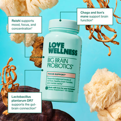 Love Wellness Mind & Body Duo — Daily Love Multivitamin + Big Brain Probiotics