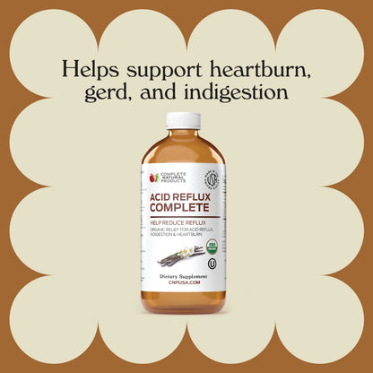 Acid Reflux Complete 8oz – Organic Liquid Heartburn Relief | Complete Natural Products