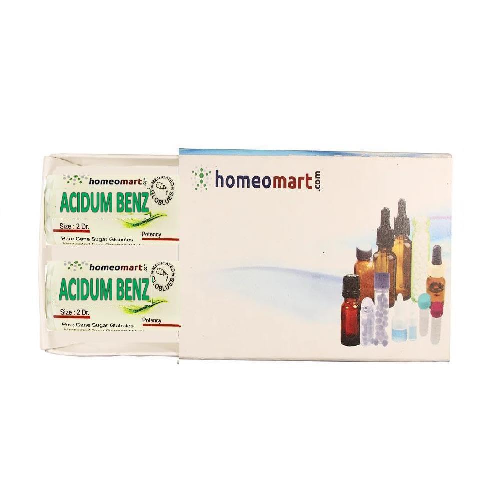 Acidum Benzoicum Homeopathy Pellets 200C – Pack of 2 | Homeomart