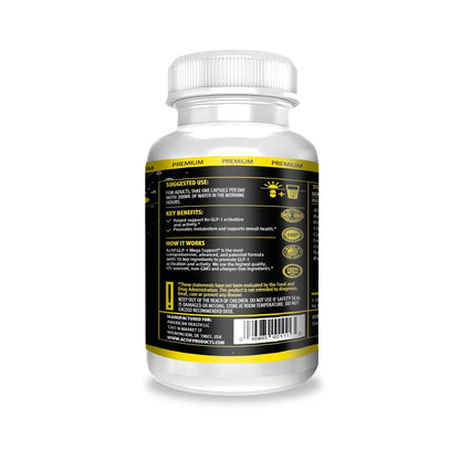 ACTIF GLP-1 Mega Support – 60 Count, Probiotics, Made in USA