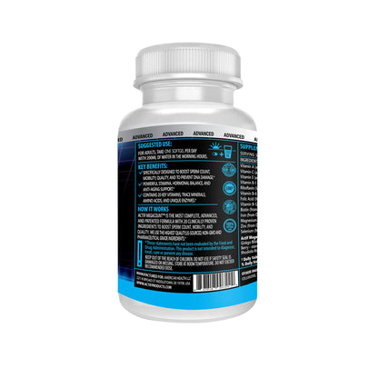 ACTIF MegaCount for Men - Maximum Fertility Support & Sperm Count Booster | 90 Softgels, USA Made, Non-GMO