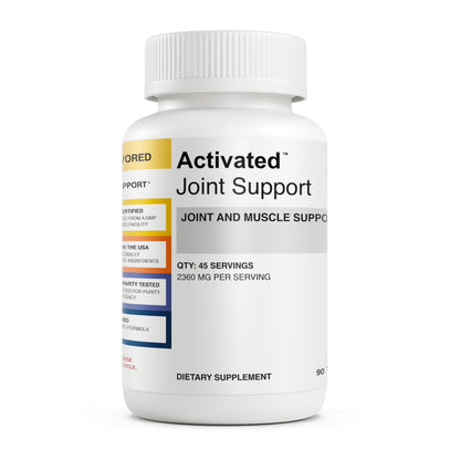 Activated Joint Support – Glucosamine Chondroitin MSM & Green-Lipped Mussel (90 ct)