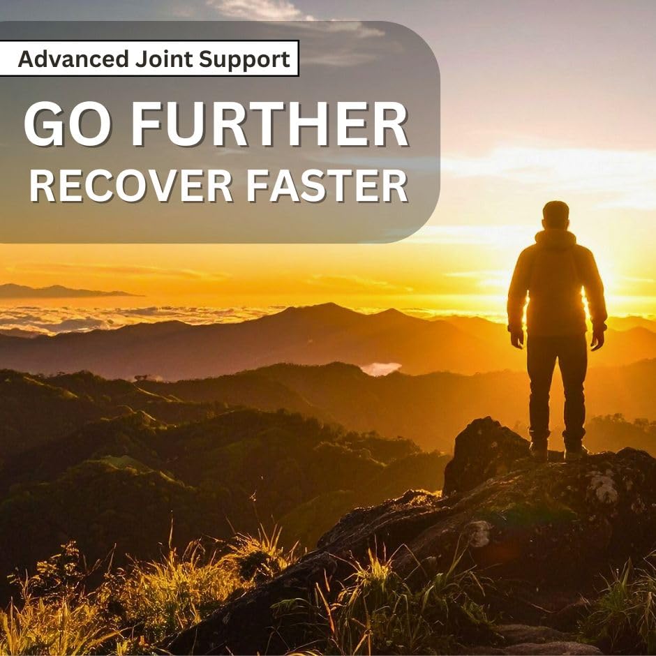 Advanced Joint Support Supplement – Glucosamine, MSM, Turmeric (95% Curcuminoids) & Boswellia Serrata – 30-Day Supply