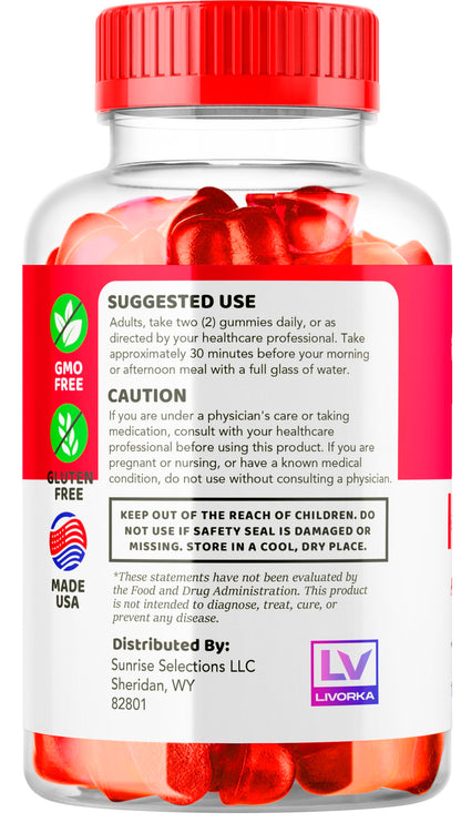 (2 Pack) ActivLife Keto ACV Gummies - Advanced Weight Loss
