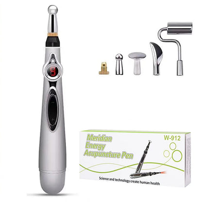 Acupuncture Pen - 5-in-1 Electronic Meridian Therapy | Massage Tool