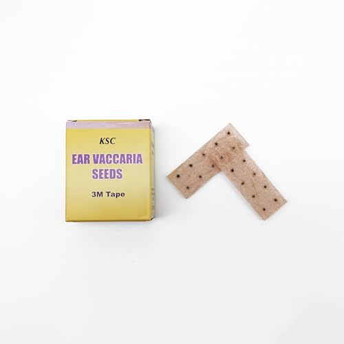 Acuzone Ear Vaccaria Seed (100pcs per Box) – 2 mm Natural Ear Seeds with 3M Tape