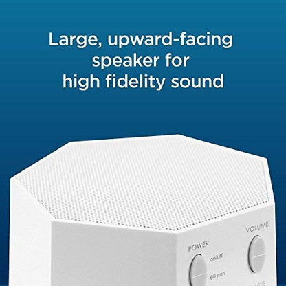 LectroFan Classic White Noise Machine by Adaptive Sound Technologies – Compact Sleep Sound Machine