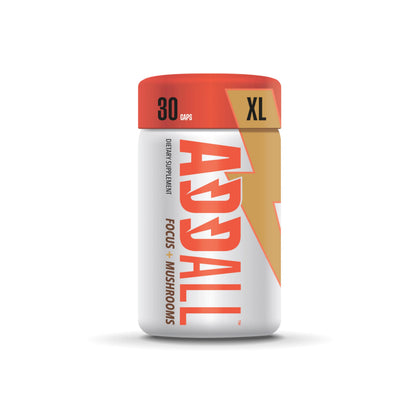 Addall Focus + Mushroom Memory Supplement (30 Count) – Nootropic for Focus, Energy & Memory | USA Made