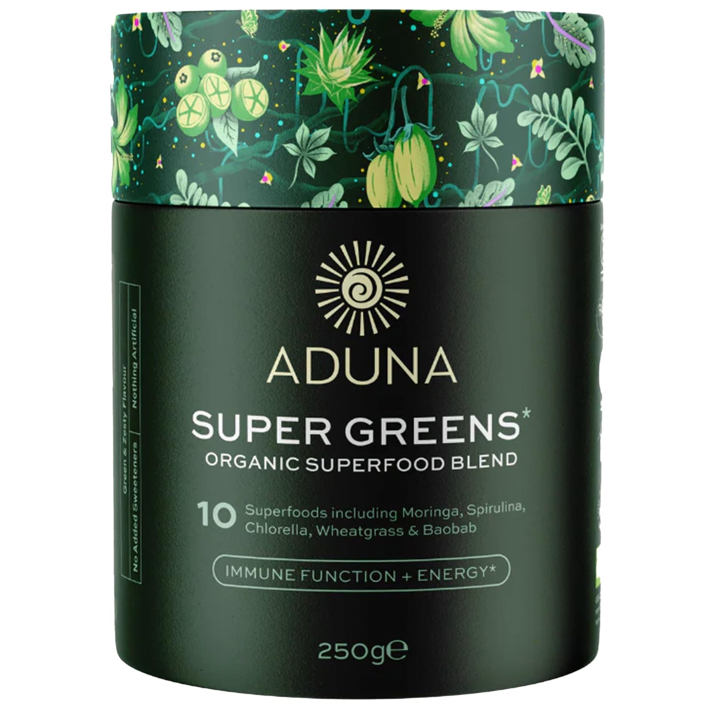 Aduna Organic Super Greens Blend | 100% Natural Superfood Powder for Immune Support & Energy | Vegan Stir-In Powder 250g