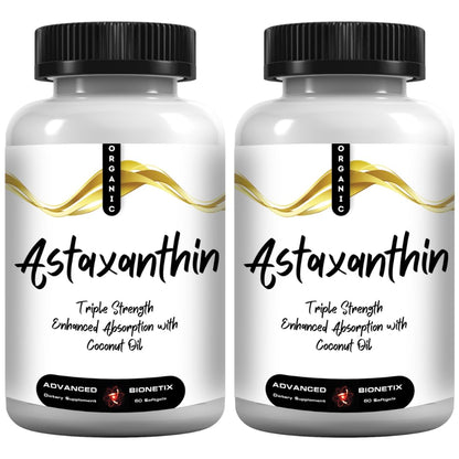 Advanced Bionetix AstaQuil Astaxanthin 12mg - 2 Pack, 120 Softgels
