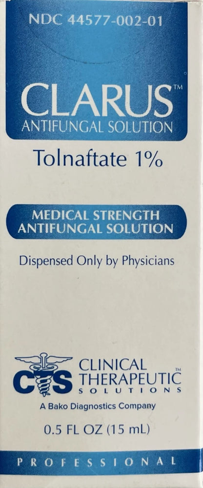 Clarus Solution Antifungal 1% – Advanced Footcare | 0.5 fl oz