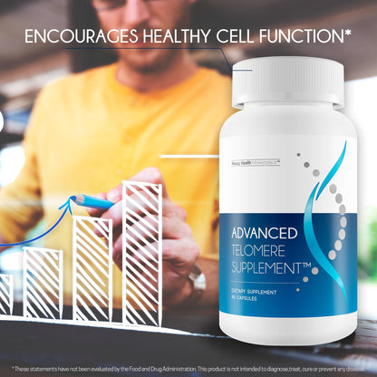 Advanced Telomere Support – Best Telomere Supplement for Anti-Aging, NAD Boost & Nrf2 Activation
