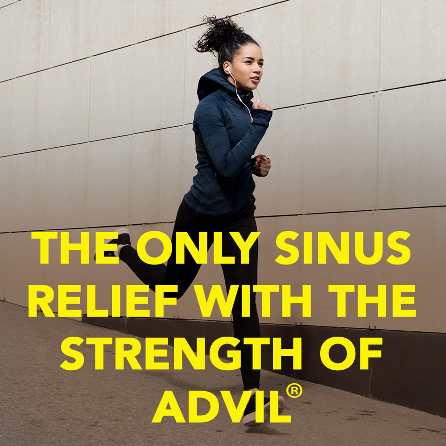 Advil Sinus Congestion and Pain Relief — Ibuprofen 200mg + Phenylephrine HCl 10mg, 50 Coated Tablets