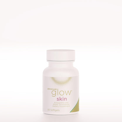 AdvoCare Glow Skin – Glowing Skin Supplement with Astaxanthin, Tocotrienols & Vitamin E (30 Softgels)