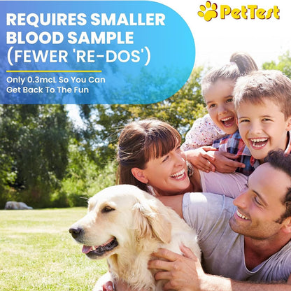PetTest Painless Glucose Monitoring Kit for Dogs & Cats | Wireless PetLink+ Meter