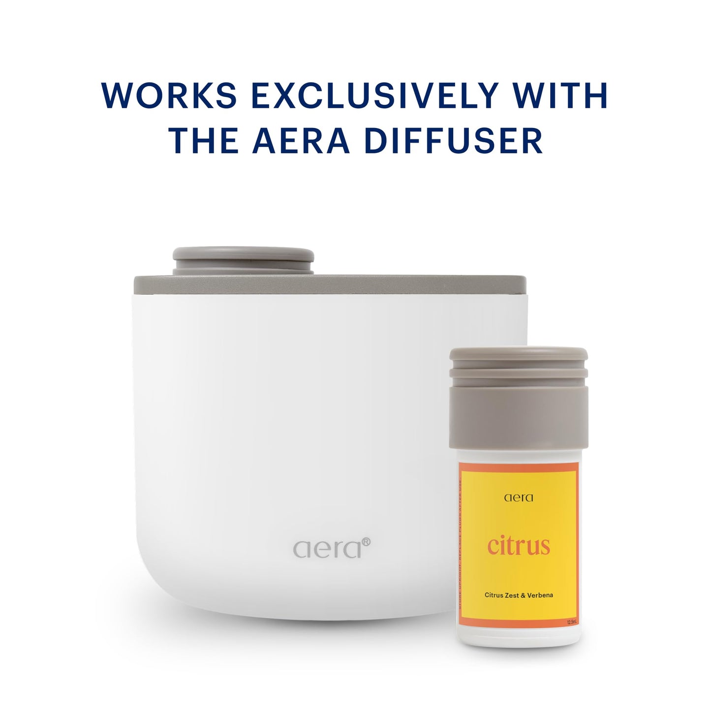 Aera Mini Citrus Essential Oil for Home | Lemon Zest Fragrance for Mini Diffuser