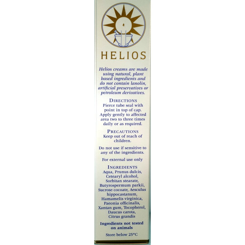 Helios Aesculus, Hamamelis & Paeonia Cream – Gentle hemorrhoid comfort & leg support