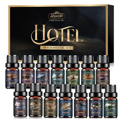 Hotel Diffuser Oils Set – 14Pcs Luxury Fragrance Oils for Diffusers, Soaps & Candles