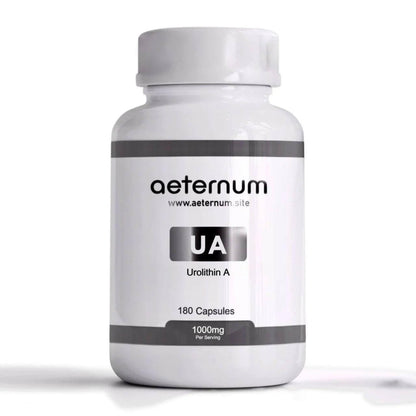 Aeternum Urolithin A UA Capsules 500mg - 180 Capsules (1000mg per Serving)