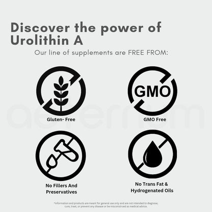 aeternum Urolithin A - UA - Capsules - 500mg - 60 Capsules