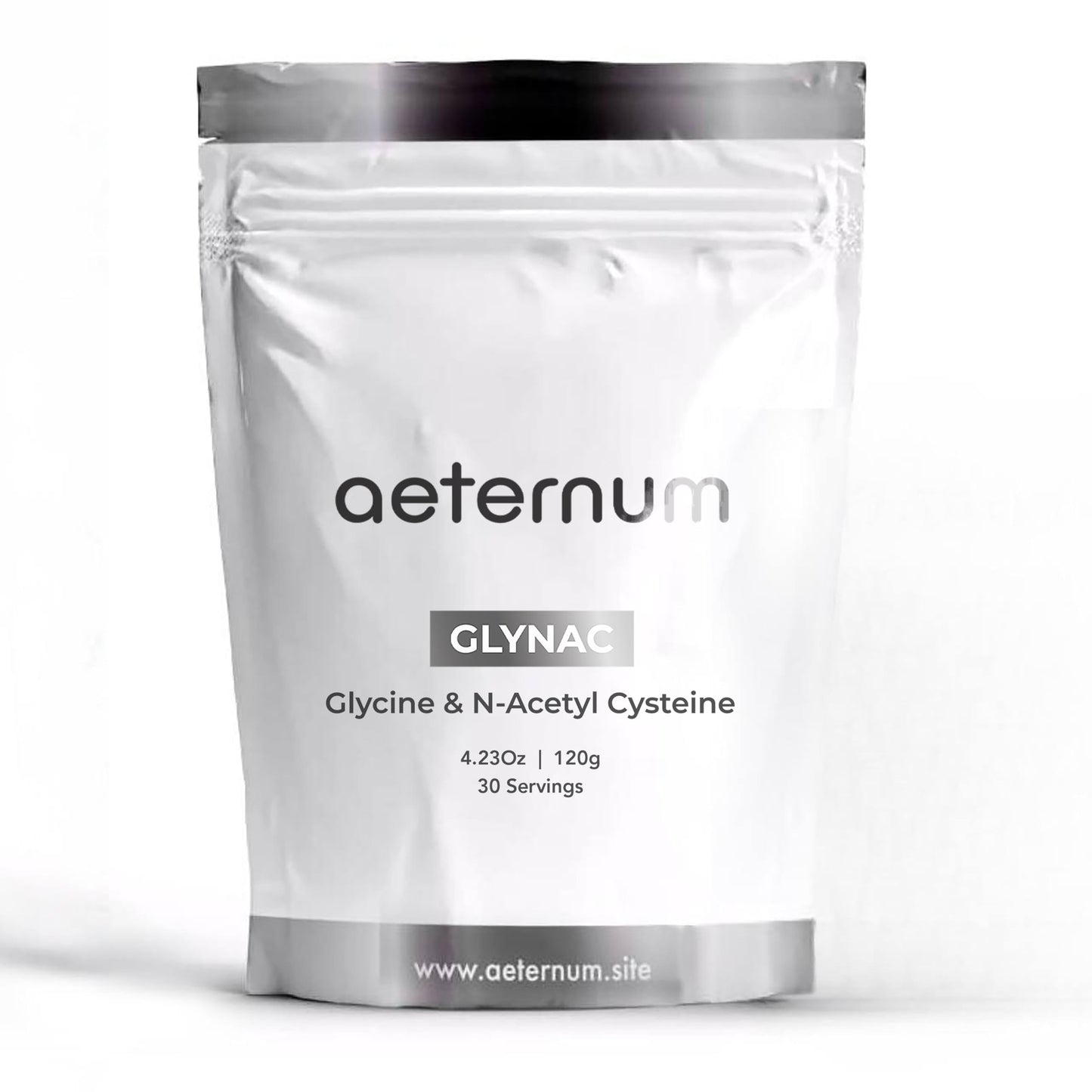 Aeternum GlyNAC Powder 120g - Supports Cellular & Mitochondrial Health