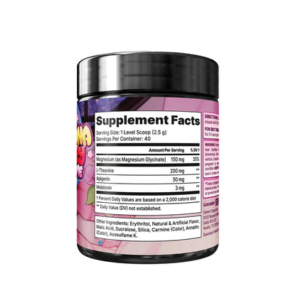 Gamer Supps AFK+® (with Melatonin): Bananaberry Bedtime by Silvervale - 40 Servings | Keto-Friendly Magnesium Sleep Support