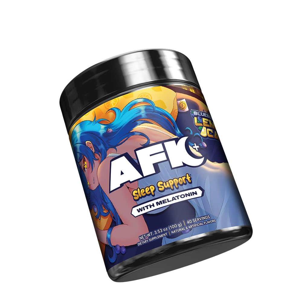 AFK+® with Melatonin: Blueberry Lemon Cake | 40 Servings | Keto Sleep Support