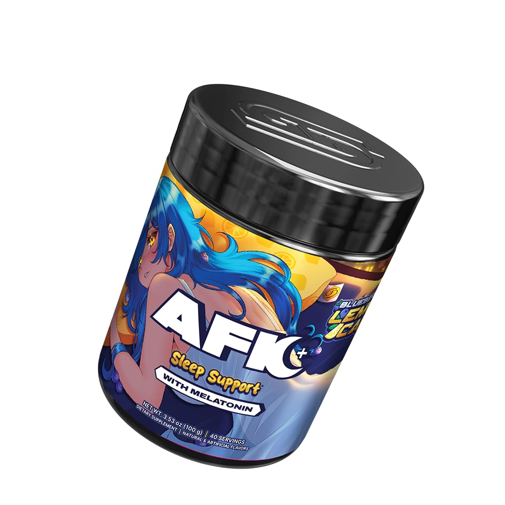 AFK+® with Melatonin: Blueberry Lemon Cake | 40 Servings | Keto Sleep Support