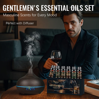 Men Essential Oils Gift Set | Premium Fragrance Oils for Diffusers