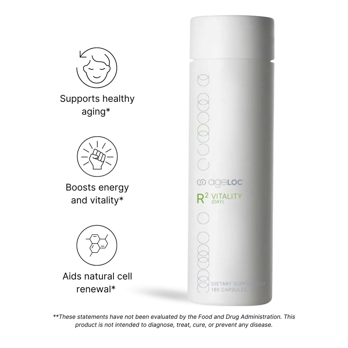 ageLOC Nu Skin R² Day (Vitality) – Supports Cellular Purification and Youthful Gene Expression