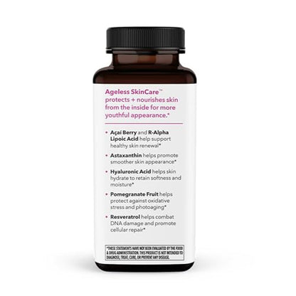 LifeSeasons Ageless Skincare – Anti-Aging Antioxidant Supplement | 90 Capsules