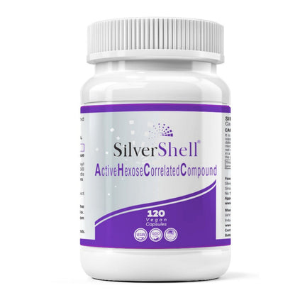 Active Hexose Correlated Compound Supplements – 120 Vegan Caps, 500mg | Organic Shiitake