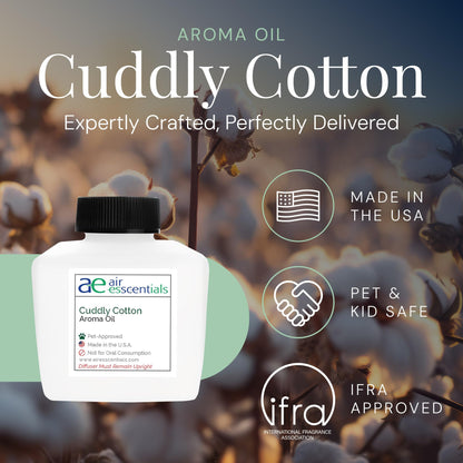 Air Esscentials Cuddly Cotton Aroma Oil – Pet-Safe Diffuser Blend (100mL)