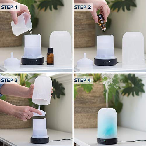 Airome Sloth Medium Essential Oil Diffuser – 100 mL Ultrasonic Diffuser with 8 LED Colors