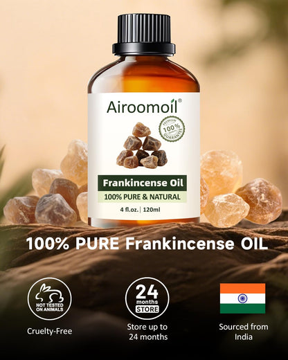 Airoomoil Pure Frankincense Essential Oil 4 fl oz | Aromatherapy, Diffuser & DIY