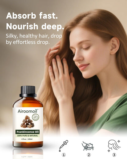 Airoomoil Pure Frankincense Essential Oil 4 fl oz | Aromatherapy, Diffuser & DIY