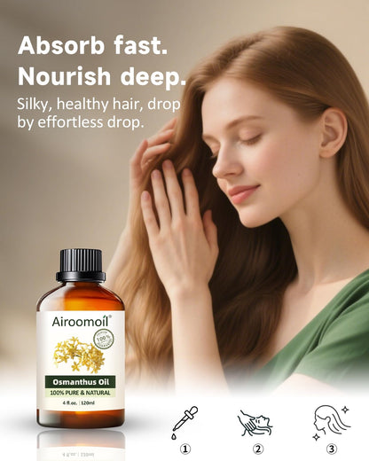 Airoomoil Osmanthus Essential Oil – 100% Natural, Premium Grade, 4 oz (120 ml)