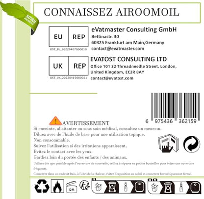 Airoomoil Wintergreen Essential Oil - 100% Natural, 4oz/120ml