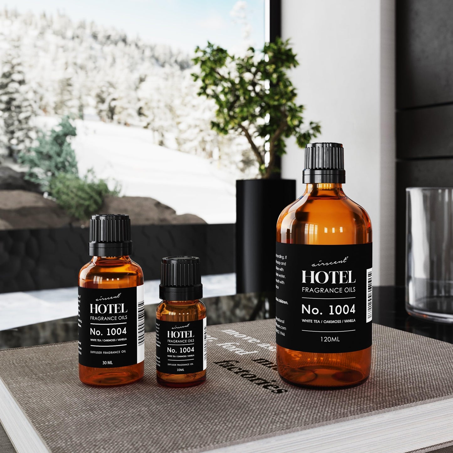 AirScent Hotel Diffuser Oil No. 1004 – White Tea, Oakmoss & Vanilla (10 mL)