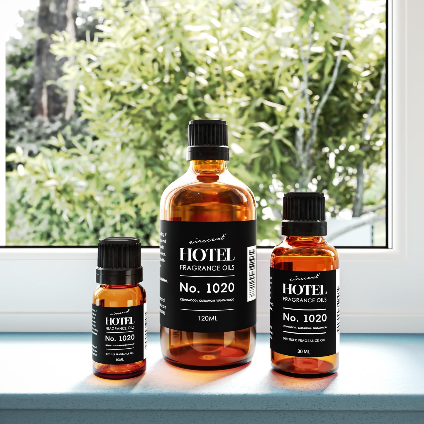 AirScent Hotel Diffuser Oil No. 1020 – Bergamot Cardamom Sandalwood – 10 mL