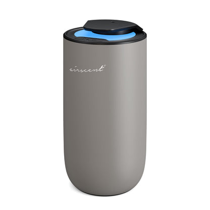 AirScent Mini Waterless Diffuser – Silver Finish, 15 mL, Night Light, Aromatherapy for Home & Office